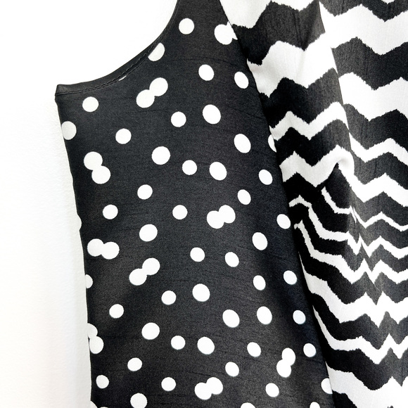 Julian Taylor New York Black & White Striped Mid Length Dress - Picture 10 of 12